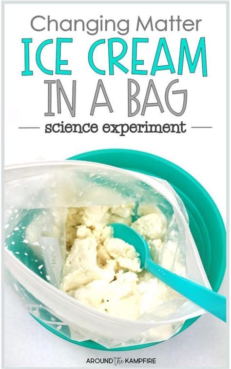Ice Cream In A Bag Science Experiment Fizzics Science Experiments Ice Cream - Science Experiments Ice Cream