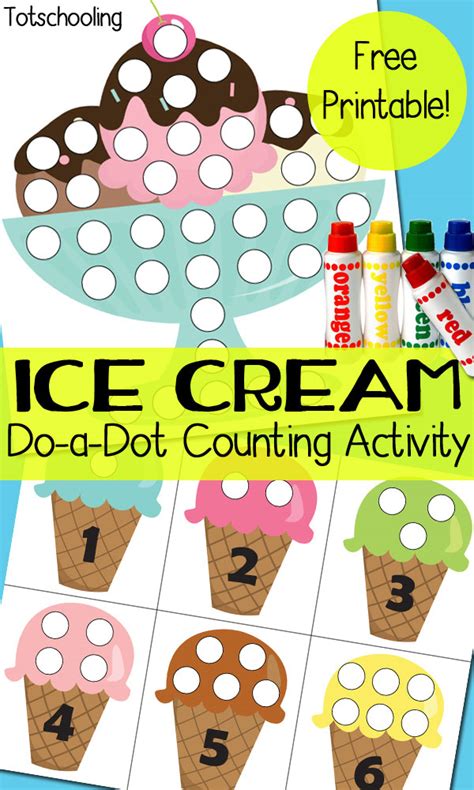 Ice Cream Math Free Printable Fun A Day Ice Math - Ice Math