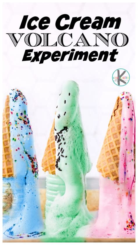 Ice Cream Volcano Experiment Summer Science Activity For Science Experiments With Ice Cream - Science Experiments With Ice Cream
