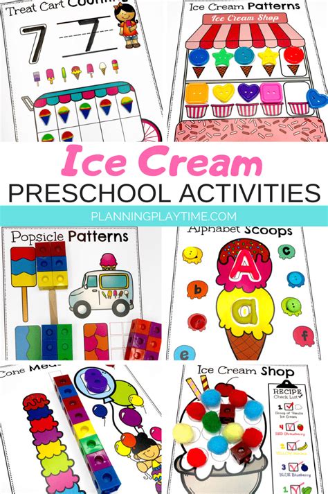 Ice Cream Worksheets Preschool Planning Playtime Ice Cream Worksheets For Preschool - Ice Cream Worksheets For Preschool
