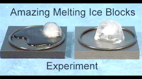 Ice Cube Experiment Applied Chemistry Science Forums Science Experiments With Ice Cubes - Science Experiments With Ice Cubes
