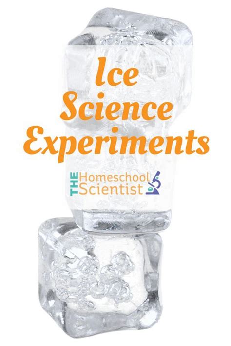 Ice Science Experiments The Homeschool Scientist Ice Cube Science Experiments - Ice Cube Science Experiments