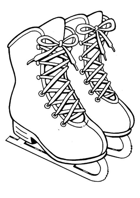 Ice Skating Coloring Pages Coloring Nation Ice Skates Coloring Pages - Ice Skates Coloring Pages