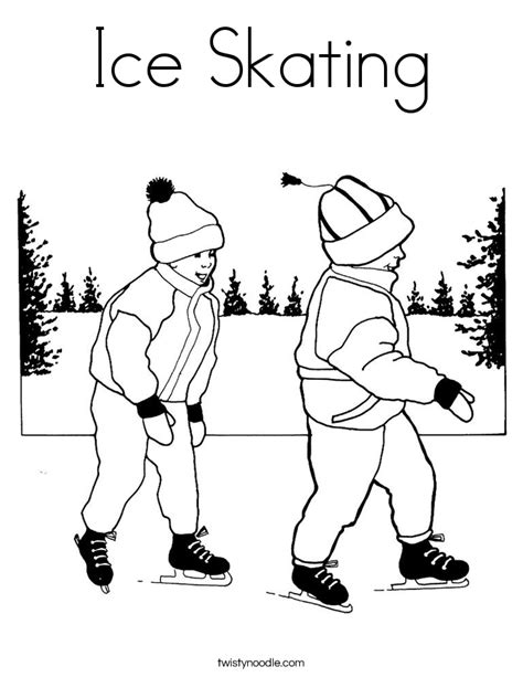 Ice Skating Coloring Pages For Kids Free Printables Ice Skater Coloring Pages - Ice Skater Coloring Pages