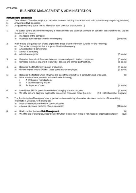 icm past papers and answers 2009