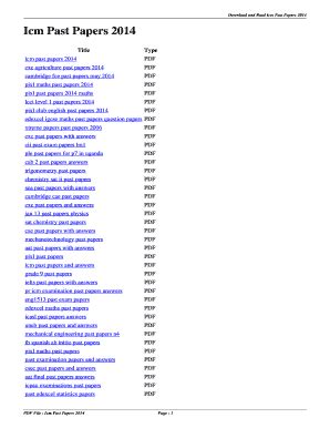 Full Download Icm Exam Papers And Answers 