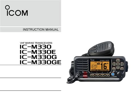 Download Icom Ic M33 Service Manual 