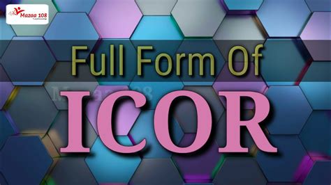 Icor Full Form