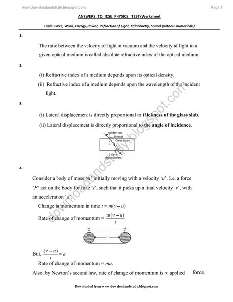 Icse Worksheet For Chapter 5 Physics Wallah 8th Grade Compound Interest Worksheet - 8th Grade Compound Interest Worksheet