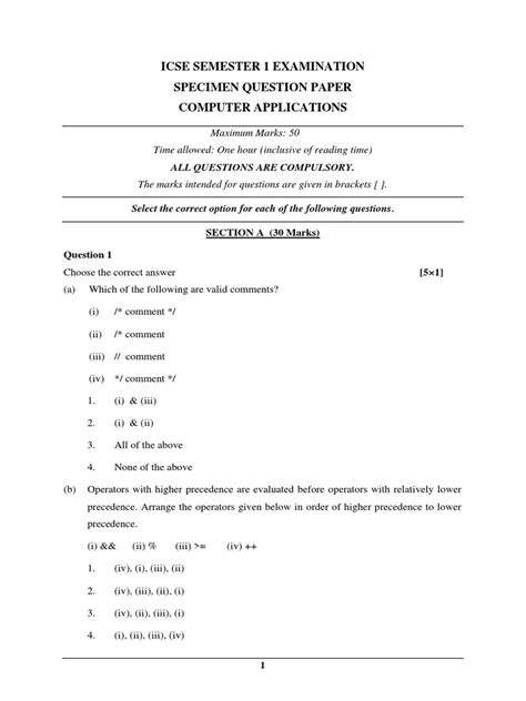 Read Icse Computer Application Question Paper 2008 