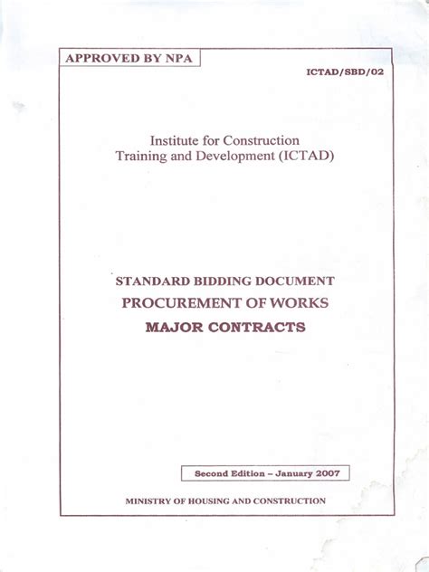 Ictad Contract Document