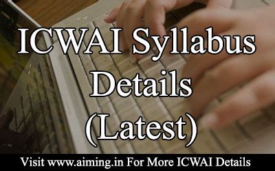 Icwai Inter Syllabus