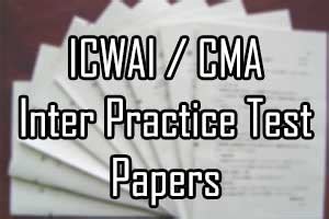 Download Icwai Intermediate Question Papers 