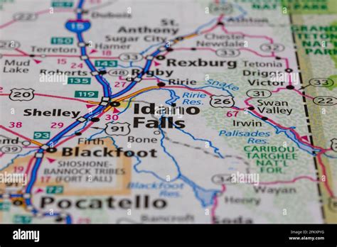 idaho falls map