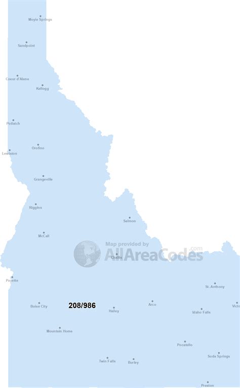 idaho phone code
