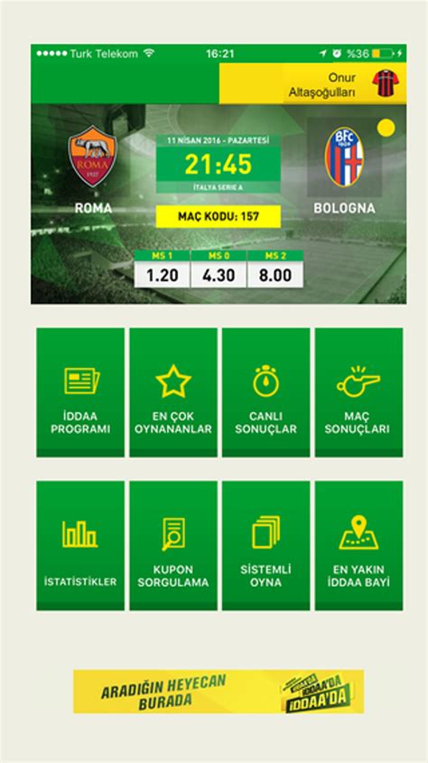 iddaa yarinin programi!