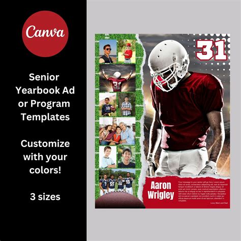 ideas for football program ads for cheerleaders