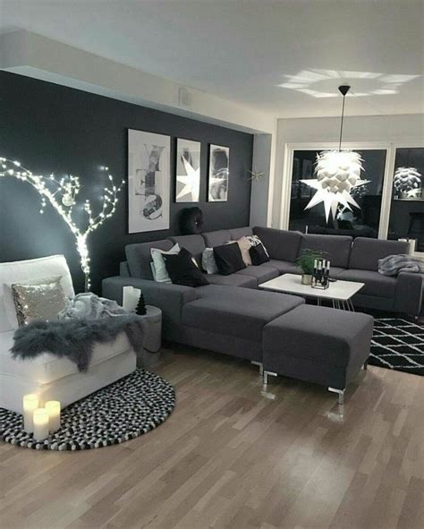 Ideas de decoración de salones grises y blancos para un hogar elegante y atemporal