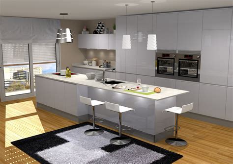 Ideas de inspiración para diseñar una cocina abierta en la entrada de tu casa