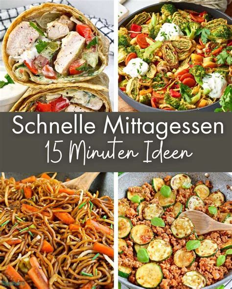 ideen zum mittagessen schnell