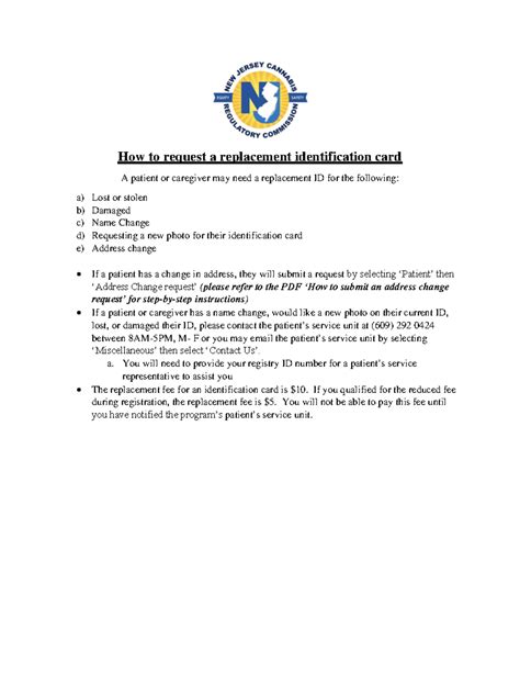 identification document replacement