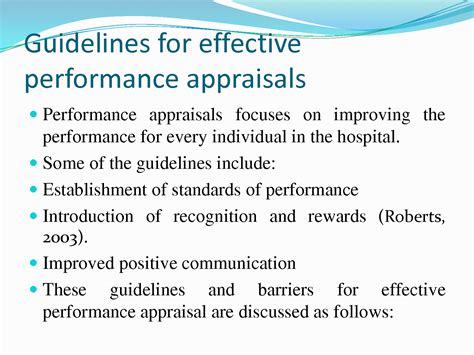 Read Online Identification Of Barriers And Guidelines For Effective Performance Appraisals 