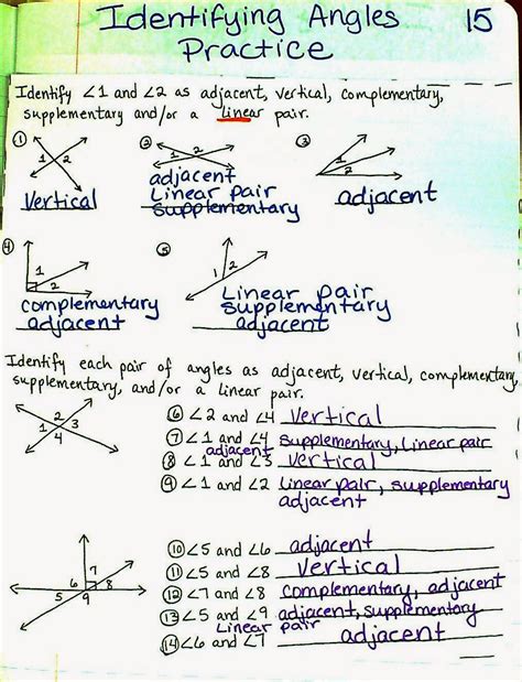 Identify Angle Relationships Lesson Plan 7th Grade Math Angles 7th Grade - Angles 7th Grade