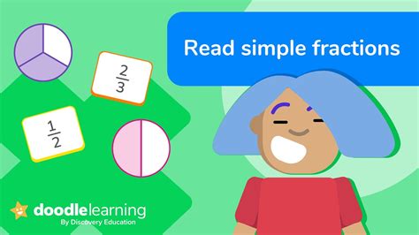Identify Fractions Doodlelearning Reading Fractions - Reading Fractions