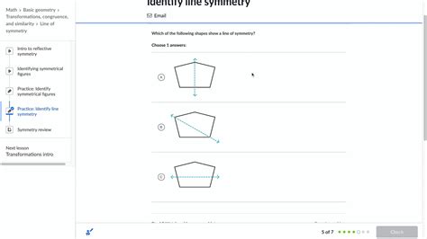 Identify Line Symmetry Practice Khan Academy Lines Of Symmetry 4th Grade - Lines Of Symmetry 4th Grade
