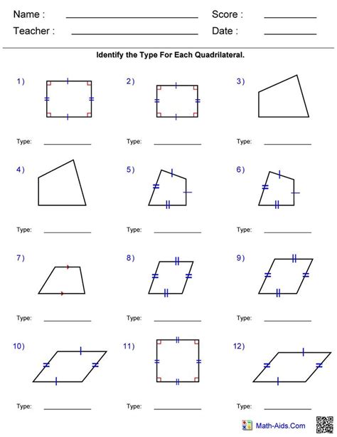 Identify Quadrilaterals Worksheets Easy Teacher Worksheets C Quadrilaterals  Worksheet Preschool - C Quadrilaterals: Worksheet Preschool