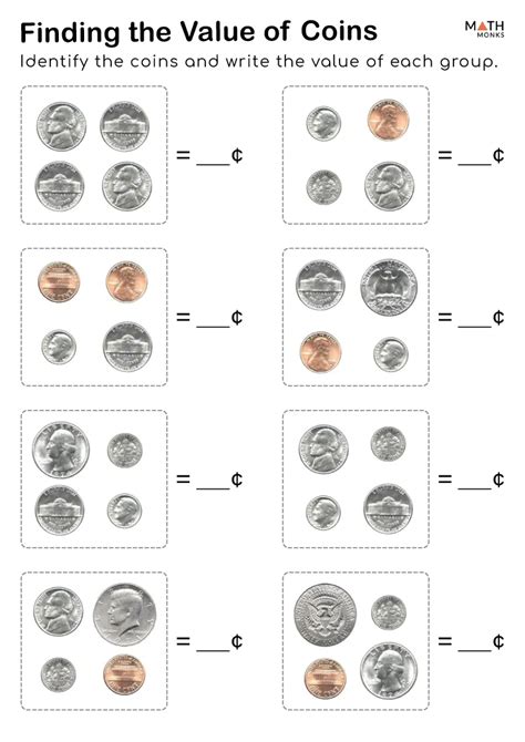 Identifying Coins Check In Worksheets 99worksheets Coin Identification Worksheet Grade 1 - Coin Identification Worksheet Grade 1