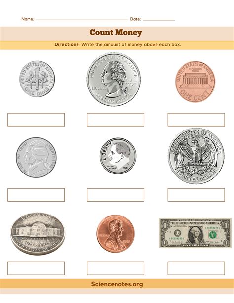 Identifying Coins Worksheets K5 Learning Matching Coins Worksheet - Matching Coins Worksheet