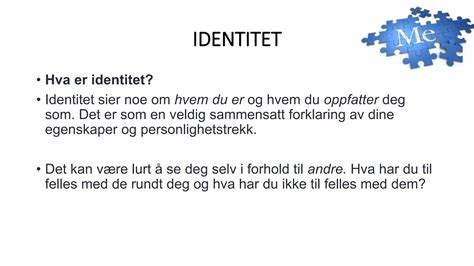 identitet