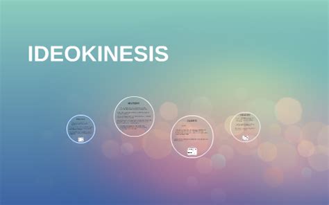 Ideokinesis Definition