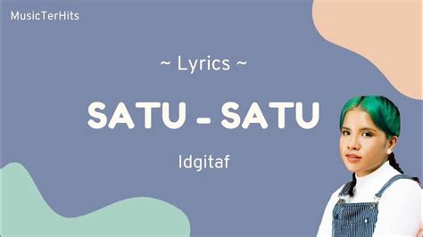 idgitaf satu-satu lyrics