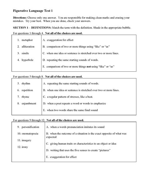 Idiom Worksheets Amp Tests Figurative Language Activities Idiom Worksheet For Third Grade - Idiom Worksheet For Third Grade