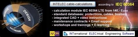 Iec 364cable Calculationprogramlte Intelec