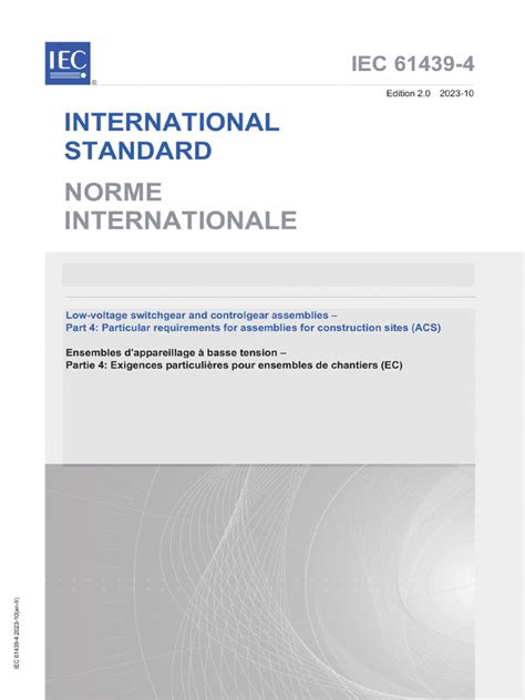 Iec 61439 Full Document