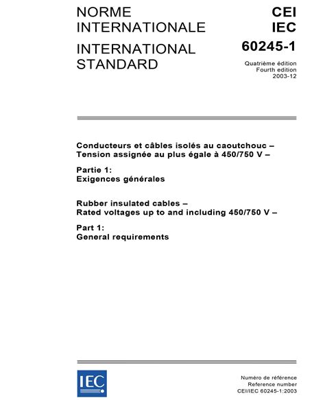 Full Download Iec 60245 1 Ed 4 0 B 2003 Rubber Insulated 