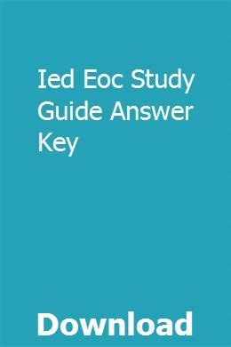 Read Ied Eoc Study Guide Unit 1 Answers 