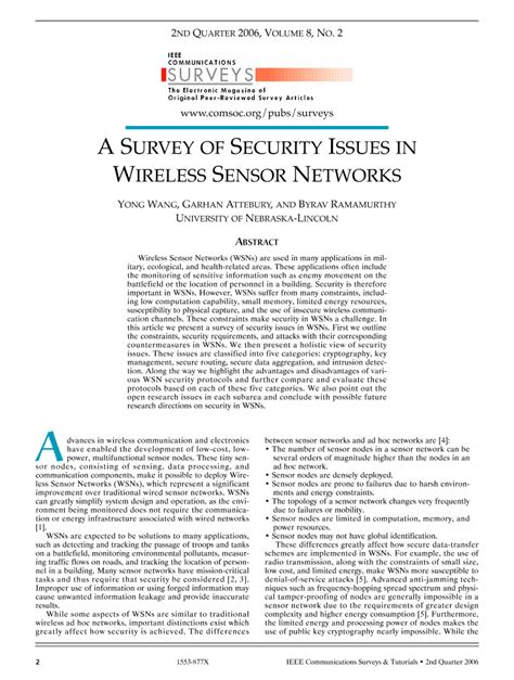 Read Ieee Papers On Wireless Network Of Security 
