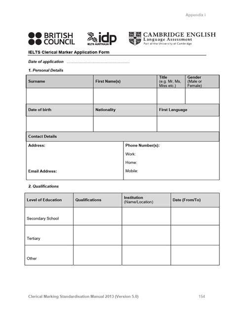 ielts clerical marker training