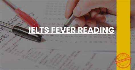 Ielts Fever Reading