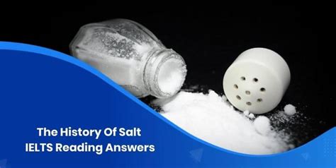 Read Online Ielts Reading The History Of Salt 