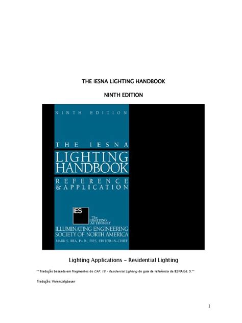 Read Online Iesna Lighting Handbook 9Th Edition Free Download 