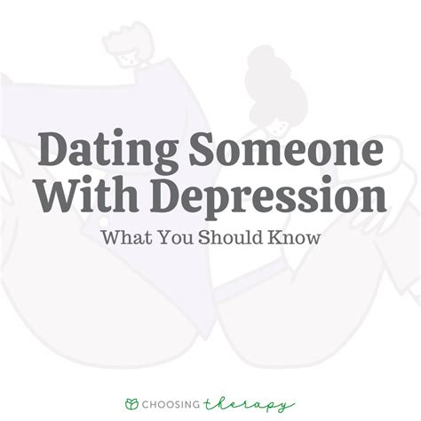 if youre dating someone with depression