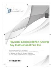 If8767 Answer Key