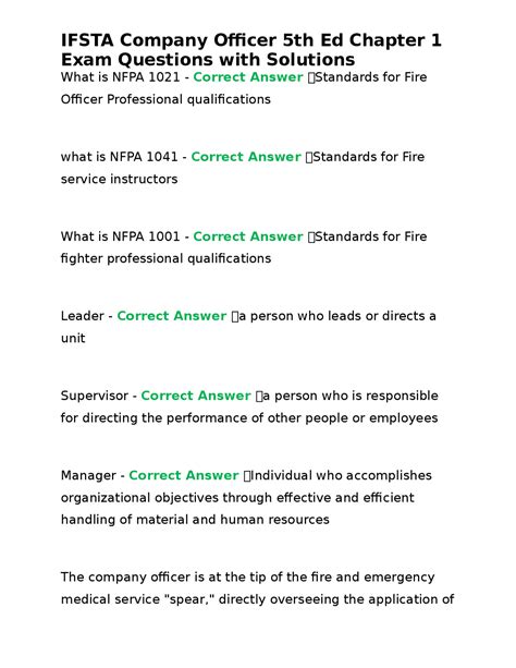 Read Online Ifsta 5Th Edition Exam Questions 