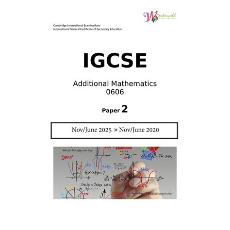 Igcse Additional Mathematics 0606 Papers Xtremepapers Bing