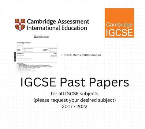 igcse exams past papers